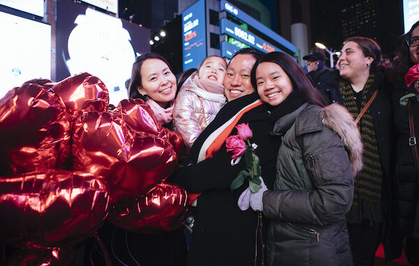 Sara Kerens, Times Square Alliance, Valentine's Day 2019